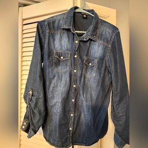 Wet Seal denim shirt size XL